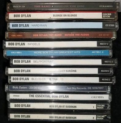 Bob Dylan, The Band. 12 X CD Album Job Lot. Bundle. Bargain! - Image 1 of 4