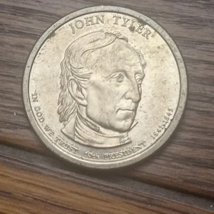 2009 D Presidential Dollar John Tyler Clad US Coin P K197 - Bild 1 von 4