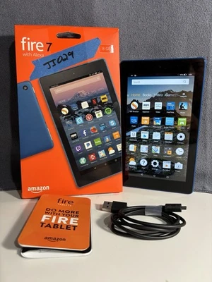 Tablet Amazon Fire 7 con pantalla Alexa de 7" 8 GB azul marino 7ª generación Foto 1 de 4