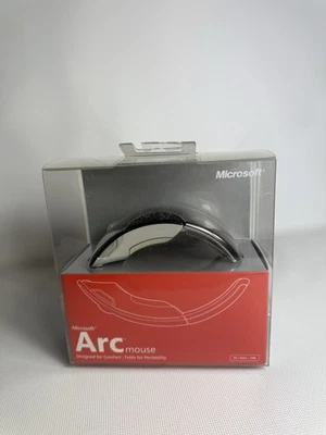 NEW Nr VTG 1stG RED 2008 Microsoft Arc Mouse PC/Mac Mod 1349 w USB Receiver 1350 - Image 1 of 4