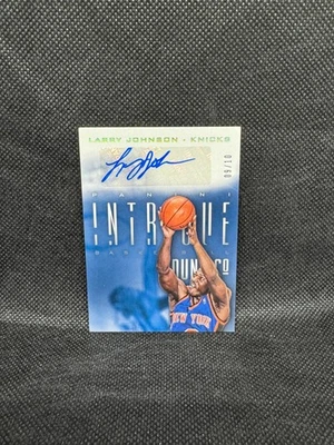 Larry Johnson 2013-14 Panini Intrigue Dunk Co GOLD Auto /10 Autograph SSP! - Image 1 of 2