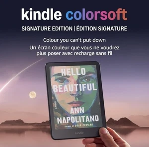 (Limited Offer Sale) Amazon Kindle Colorsoft Signature 32GB - Black- No Ads - Picture 1 of 5