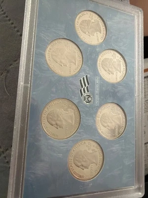 2009 S Proof Silver (6) State Quarter set, NMI,DC,USVI, Samoa, Guam - Image 1 of 4