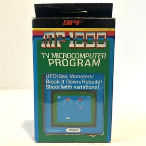 Programma Microcomputer TV APF MP1000 Vintage UFO/Mostro Marino/Ricostruzione Scatto Raro - Foto 1 di 12