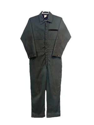 Vintage 60s Key Imperial Insulated Coveralls Size Large Green Workwear USA - Image 1 of 4