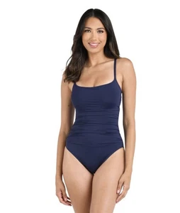 La Blanca Island Goddess Lingerie One Piece Indigo Women's Size 20 - Picture 1 of 4