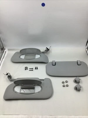 Viseira solar 2007-2013 Mini Cooper R56 motorista passageiro destro LH cinza conjunto completo fabricante de equipamento original - Imagem 1 de 4