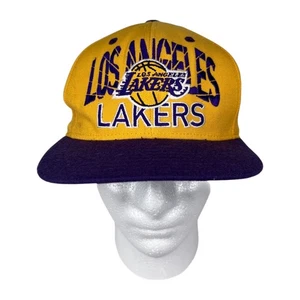 Adidas Los Angeles Lakers Gorra Snapback LA NBA Baloncesto Amarillo Púrpura - Imagen 1 de 16