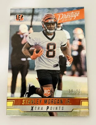 2019 Prestige Football Stanley Morgan Jr. 38/50 Cincinnati Bengals rookie #294 - Image 1 of 3