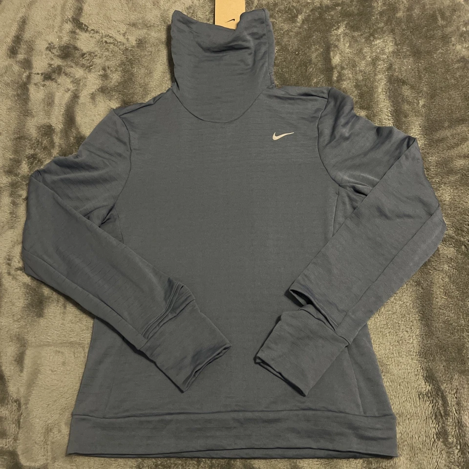 Nike Therma-FIT Swift Element Turtleneck Running Top Blue FB5306-491 Women's
