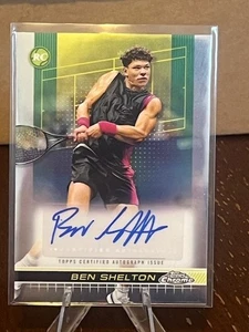 Tenis cromado Topps 2024 #TCABSN BEN SHELTON AUTO NOVATO RC PSA 9/10?? - Imagen 1 de 2