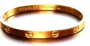 Aldo Cipullo Love Armband 18 cm Schraubarmreif 18k vergoldet Vintage mit Extras - Bild 1 von 20