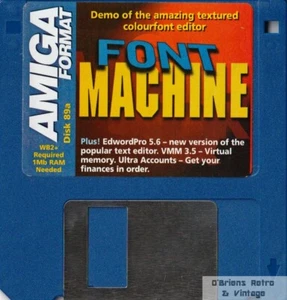 Formato Amiga - Coverdisk 89A - Máquina de fuentes - Disquete - Imagen 1 de 2