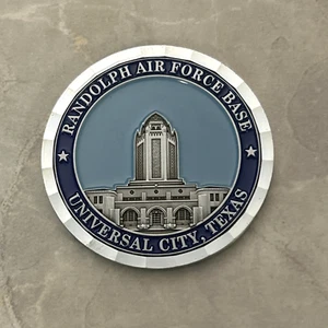 Official USAF RANDOLF AFB-Universal City, Texas 1.75" Coin - Picture 1 of 2