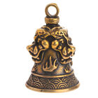 Vintage Bronze Bell Pendant - Retro Charm for Crafting and Design