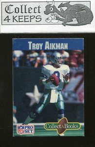 1990 Pro Set Collect a Books Troy Aikman (HoF Dallas Cowboys)
