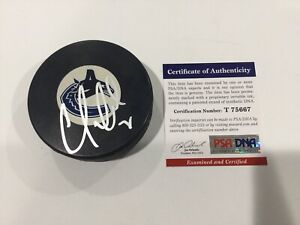 Cory Schneider Signed Autographed Vancouver Canucks Hockey Puck PSA DNA COA a
