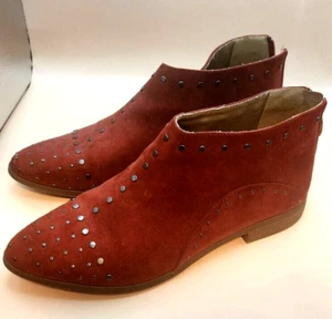 QUPID - Botines rojos con tachuelas - Talla 9 - Ligeramente usados, ver fotos - ¡LINDOS! - Imagen 1 de 6