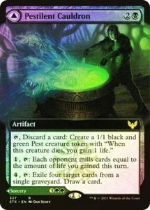Pestilent Cauldron / Restorative Burst FOIL EXTENDED 327 Rare Strixhaven STX MTG - Bild 1 von 2