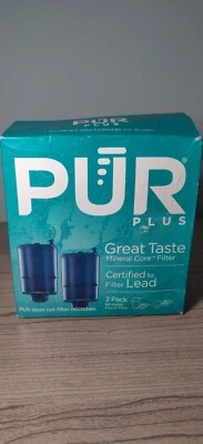 PUR PLUS RF-9999 Mineral Core Faucet Mount Water Filter Replacement 2-Pack NEW - Image 1 of 4