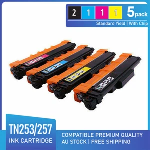 5x Toner for Brother DCP-L3510CDW MFC-L3750CDW L3770CDW L3745CDW TN-253 TN-257 - Picture 1 of 1