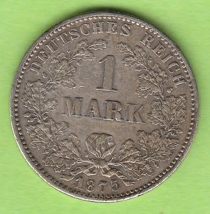 Empire 1 Mark 1875 G in VF-XF pretty Leipzig  - Picture 1 of 2