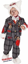 Italian Made Boys Deluxe White Rabbit Book Day Week Fancy Dress Costume Outfit