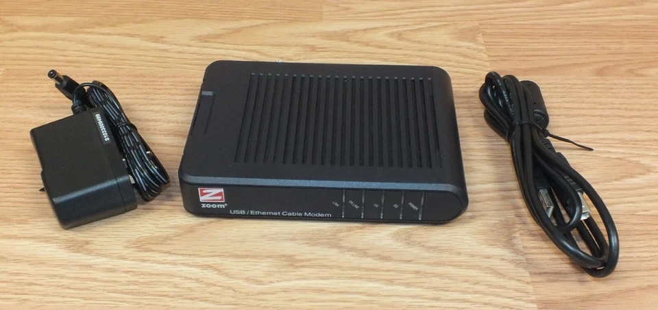 Zoom (5241) Series 1051 Cable Modem w/ A/C Power Supply & USB Bundle  - Image 1 of 4