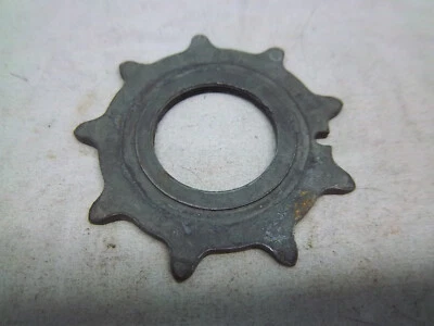 Antiguo engranaje de bicicleta Skip Tooth roscado neumático grueso de 9 dientes - crucero - pista #2 Foto 1 de 3