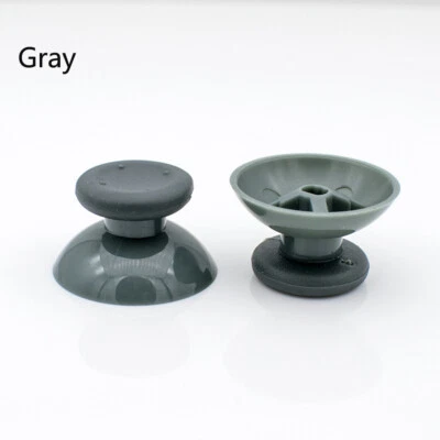 2 Pieces Gray 3D Analog Joystick Thumbstick Rubber Cap for XBOX 360 Controller - Image 1 of 4