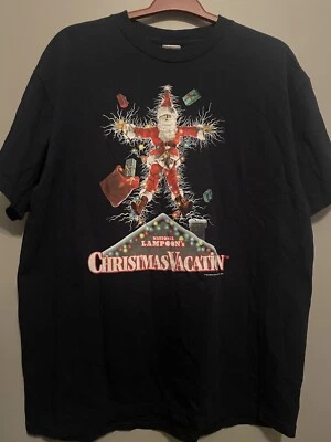 Camisa De Colección National Lampoon's Vacaciones de Navidad Azul Marino Manga Corta Talla XL Foto 1 de 4