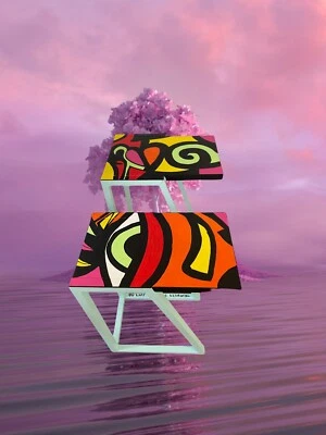 Art and functionality: side tables, accent pieces, or standalone art installatio - Image 1 of 4