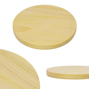 Chapati Board Wooden Roti Rolling Board Dough Pastry Bread Cheese Kitchen Round - Picture 1 of 34
