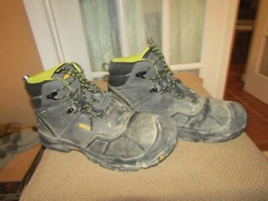 Keen Logandale Black MADE IN USA WTP Steel Toe Work Boots 1017828D Men's Sz 13 D - Picture 1 of 9