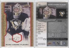 2014-15 Upper Deck Masterpieces Red Framed Memorabilia /85 Marc-Andre Fleury #38
