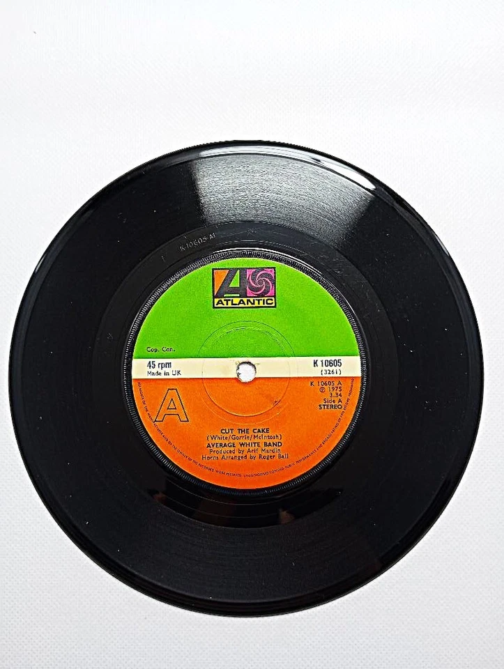 Average White Band : Cut The Cake / Person To Person  - Single 7” Vinyl ( EX ) - Image 1 of 2