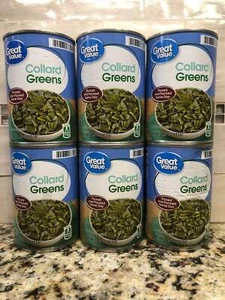 6 DOSEN hochwertiges Collard Greens 14 Unzen Dose Kalzium Vitamin A Suppe Quiche - Bild 1 von 6