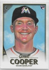 2018 Topps Gallery #21 Garrett Cooper RC Miami Marlins