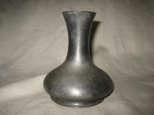 Etains Du Manoir Paris France Pewter 4 3/4" Vase - Picture 1 of 4