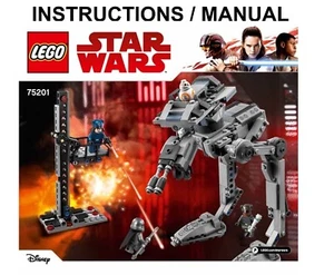 LEGO Star Wars 75201 First Order AT-ST INSTRUCTIONS ONLY - Picture 1 of 1