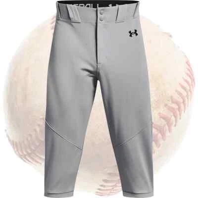 Under Armour Youth Boys Knicker Baseball Pants White, Gray, or Black #1375659 - Image 1 of 4