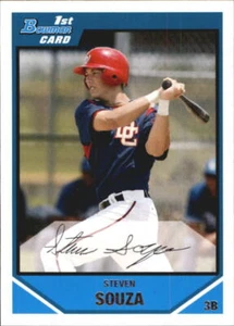 2007 Bowman Chrome Draft Draft Picks #BDPP35 Steven Souza RC Rookie Card - Picture 1 of 2