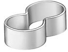Oetiker 10800004 Zinc Plated Carbon Steel Twin Clamp,12mm-Closed-13mm-Open-pk150