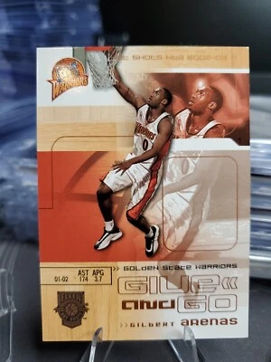 Fleer Hot Shots Give & Go Hands 108 Antawn Jamison #65/199 2002-03  Foto 1 de 3