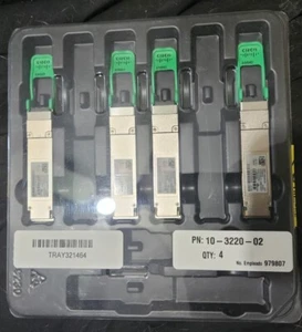 4 Cisco Genuine QSFP-100G-SM-SR NEW SEALED WIth HOLOGRAM - Picture 1 of 1