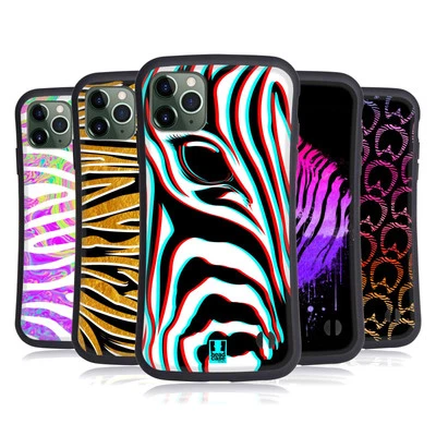 FUNDA HÍBRIDA HEAD CASE DESIGNS MODA CEBRA PARA TELÉFONOS APPLE iPHONES Foto 1 de 4