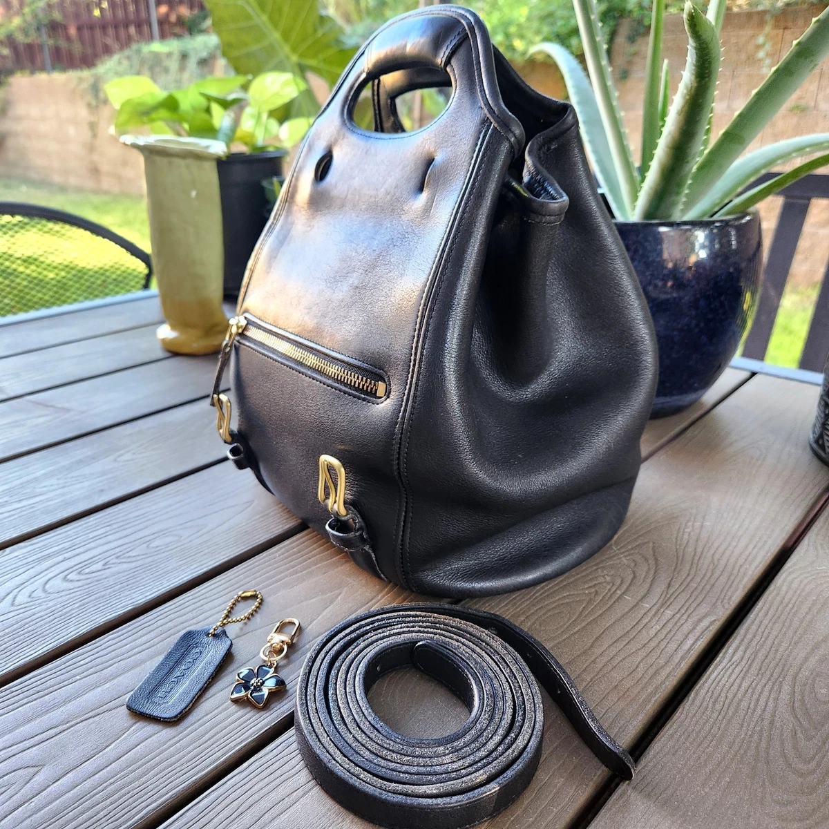 coach leather backpack products for sale | eBay