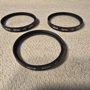 Juego de filtros de primer plano Hoya 52 mm +1 +2 +4 filtros de lente de fotografía macro de Japón - Imagen 1 de 3