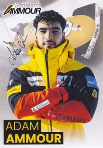 Adam AMMOUR - Deutschland, Bronze WM 2025 Bob, Original-Autogramm! - Picture 1 of 1