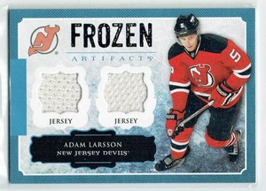 13-14 UD Upper Deck Frozen Artifacts  Adam Larsson  Dual Jerseys - Picture 1 of 1